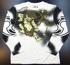 風神雷神和柄Tシャツ